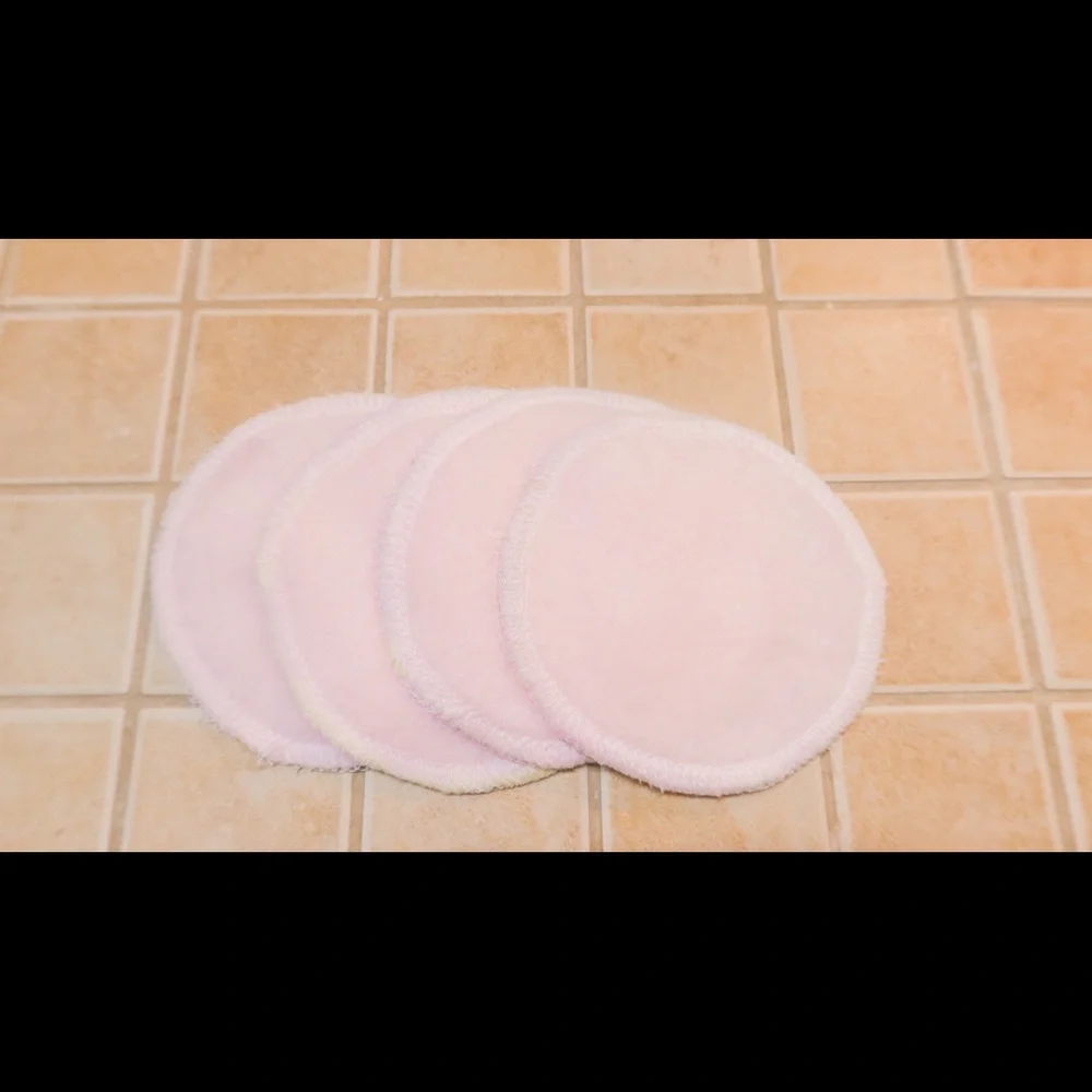 Pink Fleece Reusable Facial Scrubbies (set of 10)
